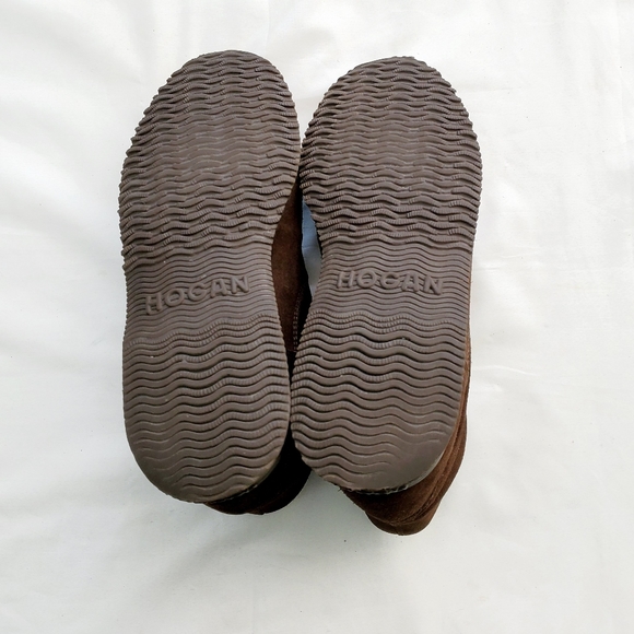 Ankle boots brown suede by  Hogan - Picture 4 of 15